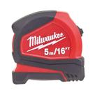 Fita métrica Milwaukee Pro Compact C5-5m/16 pés vermelha