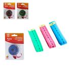 Fita metrica para costura colors 1,5m na cartela - RIO TIJUCAS Fita metrica para costura colors 1,5m na cartela - RIO TIJUCAS