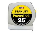 Fita métrica Stanley Powerlock II Power Return 1m x 7m Chrome