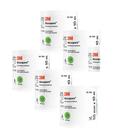 FITA MICROPOROSA BRANCO 5cmx10m 3M HIPOALERGÊNICA - KIT C/5