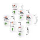 FITA MICROPOROSA BRANCO 5cmx10m 3M HIPOALERGÊNICA - KIT C/6