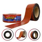 Fita Multiuso Autoadesiva Vedatudo Dryko 5cm x 10m Terracota Manta Asfáltica Aluminizada Reparo Baú