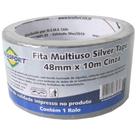Fita Multiuso Cinza 48 Mm X 10 Metros - 7548 - Brasfort