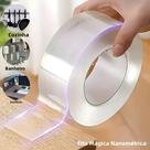 Fita Nano Transparente Dupla Face Impermeável Reutilizável Resistente Ao Calor Adesivos De Parede