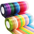 Fita NESCCI Satin 10 mm x 23 m 32 cores para embrulho de presente