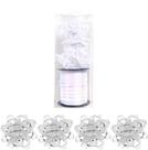 Fita Organza Metalizada Princess 8mm com 10 metros