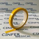 Fita para identificação de materiais cirurgico, cor amarela