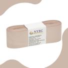 Fita Para Laço De Gorgurão Bege Areia - 38mm C/10 Metros - NYBC