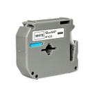 Fita para Rotulador 12mm x 8m Marca X-Full Branco/Preto Referência M-K231 M231 MK231 p/ PT-80 PT-70