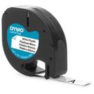 Fita Para Rotulador Eletrônico 12mm X 4m Poliéster Preto/branco Fita Para Rotulador Eletrônico 12mm X 4m Poliéster Preto/branco