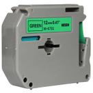 Fita para rotulador m-k731 12mm x 8m preto/verde