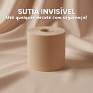 Fita Para Seios Sustentação Levanta Peito Sutiã Invisível Adesivo Boob Tape Rolo 5 Metros Algodão