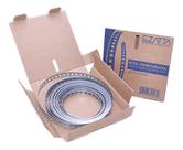 Fita Perfurada 17mm Aço Carbono Zincado 10mts