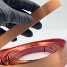 Fita Plástica Metalizada De Pvc 20mm C Autocolante com 10Metros