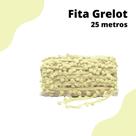 Fita Pompom Amarelo Bebê 20mm Rolo Com 25 Metros - Nybc