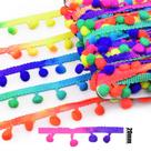 Fita Pompom Grelot Multicolor Neon 20mm - 25 metros Fita Pompom Grelot Multicolor Neon 20mm - 25 metros