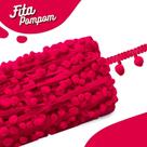 Fita Pompom Pink Claro 20mm Rolo Com 25 Metros - Nybc Fita Pompom Pink Claro 20mm Rolo Com 25 Metros - Nybc