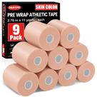 Fita pré-embrulhada NUITPY, pacote com 9, 7 cm x 10 m, cor da pele