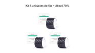 Fita Protetora Carbon 3d Raquete De Beach Tenis-kit 3un