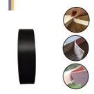 Fita Pvc De Borda Para Madeira Preto Tx 45mm X 5m Revestimento Resistente Mdf