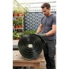 Fita PVC Preta 25/50m: Proteção UV p/ Grades e Portões