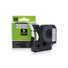 Fita Refil Compatível D1 45013 Branca 12mm para Rotulador Dymo Label Manager LM150 LM160P LM210D LM420P LM500TS PnP Color Pop PL100 PL150 RhinoPro