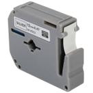 Fita Rotuladora Compatível para M-K931 MK931 12mm x 8m Preto sobre Prata para Rotulador PT-70 PT-80 PT-85 X-Full