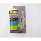 Fita Scotch Expressions Tape 3 Rolos Desktop & Scrapbook Fita Scotch Expressions Tape 3 Rolos Desktop & Scrapbook