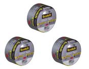 Fita silver tape 3939 rolo 45mmx5m 3m-forte original kit 3pç