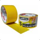 Fita Silver Tape Amarela 48mm x 5m - Adelbrás