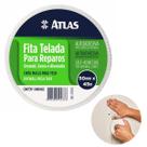 Fita Telada Para Drywall Gesso E Alvenaria Autoadesiva 50mm X 45m Atlas Fibra de Vidro Reparo Trincas Paredes (AT2945) Fita Telada Para Drywall Gesso E Alvenaria Autoadesiva 50mm X 45m Atlas Fibra de Vidro Reparo Trincas Paredes (AT2945)