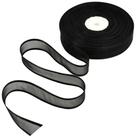 Fita TONIFUL Organza Transparente com Borda de Cetim 2,5 cm x 22,5 m Preta Fita TONIFUL Organza Transparente com Borda de Cetim 2,5 cm x 22,5 m Preta