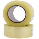 Fita transparente adesiva 45mm x 100m ideal para caixas e pacotes de papelão
