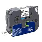 Fita Tubo Termo Retrátil Compatível Tz Tze HSE 251 Branca Letra Preta 24mm