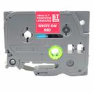 Fita TZ 445 Compativel Para BROTHER 18mm White on Red