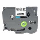 Fita TZE TZ S251 Compativel P/ Rotulador BROTHER 24mm Branca
