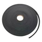Fita Veda Fresta Multiuso Espuma Adesiva Preta 11x6mm Rolo 10m
