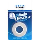 Fita Veda-rosca 18 mm x 25 m, Branca, em Ptfe, 21102001825 Tekbond OstenVonder