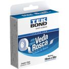 Fita Veda-rosca 18 mm x 50 m, Branca, em Ptfe, 21102001850 Tekbond OstenVonder