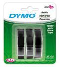 Fita Vinílica Vinil Dymo Rotulador Manual 3D325 Preto 9mm