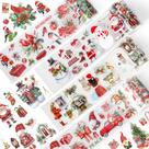 Fita washi PET de Natal JarthenaAMCS, 4 rolos, 7,5 cm x 3 m