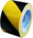 Fita zebrada preta/amarelo plastcor - 200mt