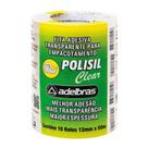 Fitas Adesivas para Embalagem e Empacotamento Polisil 510 da Adelbras 12mm X 50mts Kit com 10 Fitas Adesivas para Embalagem e Empacotamento Polisil 510 da Adelbras 12mm X 50mts Kit com 10