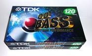 Fitas cassete de áudio TDK CD Heavy Bass Performance 120 min, pacote com 2