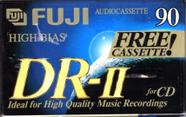 Fitas de áudio Fuji DRII904PLUS1 90 min High Bias, pacote com 5