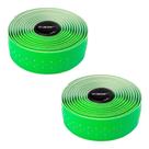 Fitas de Guidão Furada Microfibra Macia Bike Speed Gravel Verde Tsw