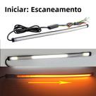 Fitas De Luz LED Flexíveis De 30CM Para Motocicletas, Sinalizador Sequencial, Luz De Freio Traseira