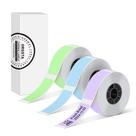 Fitas para Etiquetas ORGSTA S001 12x40mm 3 Rolos Coloridos