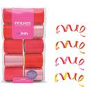 Fitilho Multicolor Liso 5MM X 50M - Pacote com 10 Unidades Sortidas Fitilho Multicolor Liso 5MM X 50M - Pacote com 10 Unidades Sortidas