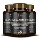 Five Magnesium 5 Magnésio Taurato Quelato Bisglicinato Cloreto 180 cápsulas - Alisson Nutrition